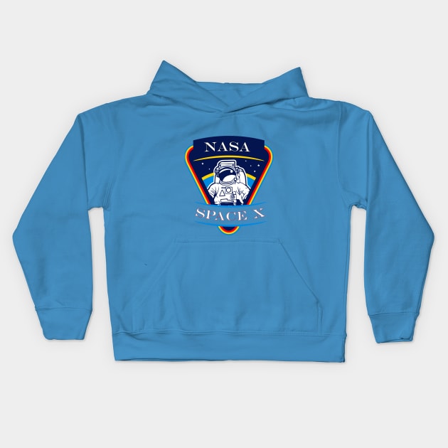 NASA Space Shirts | NASA Space Shirt | Astronaut Shirt Kids Hoodie by Mako Design 